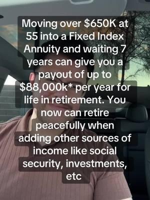 *There are mainly two types of ways income can be calculated when it comes to lifetime income. Some annuities offer a guarantee payout #, regardless of index performance. Others pay a potentially higher income, depending on how the index performs. Historically, speaking many fixed index annuities have had some very competitive growth over the last 10 years. I can guide you on which option makes the most sense for you! ##annuity##lifetimeincome##401k##IRA##rollover##retirement##socialsecurity##marketdrop#