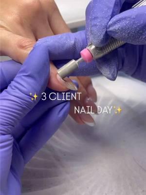 Watch me work on 3 clients 🤍 . . #naildesigns #nailday #nailsnailsnails #almondnails #houstonnails #houstonnailtech #nailsofinstagram #nailsart #nailshouston #naturalnails #buildergelnails #nailtok #gelpolish #nailsnailsnails 