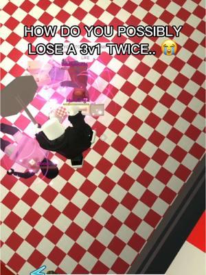 How do you possibly lose a 3v1 TWICE in baddies.. 😭 #baddiesroblox #robloxbaddies #baddiescheckmark #spikedpurse #moppingpeopleinbaddies #baddies2v1 #baddies3v1 #kittypurse