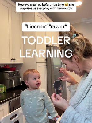 I’ve never asked her these all at once like this so I was so shocked at some of them she knew! 🥹 Just love watching her learn every single day 💕 #toddler #toddlerlearning #toddleractivities #toddleractivitiesathome #15monthsold 