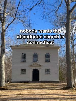 chills observing this church from afar😳 #abandonedplaces #church #abandonedchurch #brooklynct #connecticut #urbex #history #truecrime 