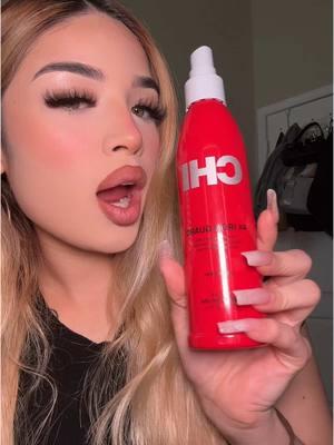 Heat protection #chi #chihaircare #chiheatprotectant 