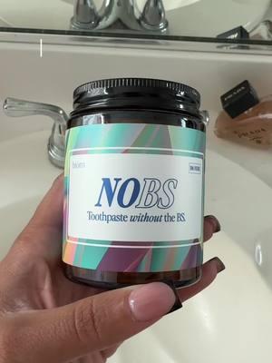 I will never use regular toothpaste again !!! 😁🪥🦷 #nobstoothpaste #nobs #teeth #toothpaste #fyp #householdessentials #family #Love 