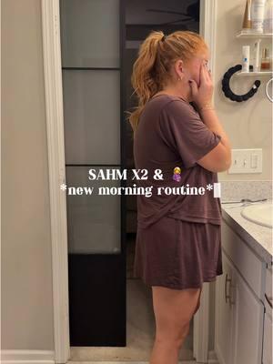 SAHM X2 & PREGNANT // what’s one of your goals this year?! 🤍 we’ll see how long my working out lasts 😂  #morningvlog #momvlog #morningroutinewithkids #morningroutine #comfortvlog #momlife #momoftwo #pregnant #secondtrimester #fyp #thirdtimemom #toddlermom #9monthold #unfilteredmotherhood #motherhood #motherhoodunplugged #realmomlife #milennialmom mom morning routine, pregnant mom, routine with two kids 