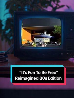 Introducing the first of a decade twist of the classic song "It's Fun to Be Free" from the former ride World of Motion at Epcot! With new extended lyrics for Test Track 3.0 which is opening late summer this year, the ride will be inspired by the classic attraction. We're starting the series with a visit back to the 80s musical decade! 🎶🚗✨ #disneyimagineering #epcot #waltdisneyworld #disneyupdates #disneyrides #disneyadult 