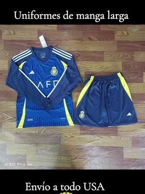 Uniformes de manga larga. #sensacional #parati #viraltiktok #viralvideo #excelentiktok #alnassr #Ronaldo #cr7 #celenysoccer #celenysports #uniformes #Soccer #jersey #camisetas #uniformesalnassr #soccereia 