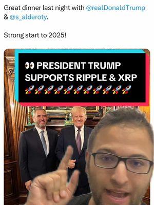 🚨👀 President Trump Supports #Ripple & #XRP 🚀 #bullish #crypto #cryptotok #cryptonews #xrpl #xrpcommunity #xrparmy #ripplexrp #btc #eth #altcoins #nfa #trump #trump2024 #tothemoon 