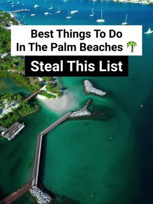 Some of the best things to do in the Palm Beaches Florida! Palm Beach is a great vacation destination in Florida and there are so many activities here! These are some of my favorites for your Palm Beach trip. #palmbeach #palmbeachcounty #westpalmbeach #eaupalmbeach #eauspa #peanutisland #luxurytravel #beachvacation #floridatravel #floridavacation #floridabeaches #blowingrockspreserve #worthavenue  