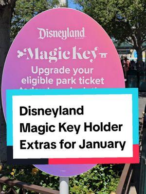 January Magic Key Extras info! This is how you can get the free Magic Key pin and lanyard set at Disneyland. Only one lanyard and pin set per a Magic Key!  January 7 - 13 from 2 pm to 7 pm at the Starcade in Tomorrowland.  #Disneyland #magickeyholder #disneylandap #disneymagic 