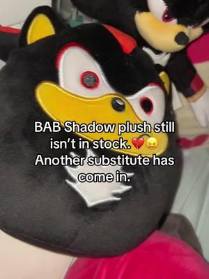 I’m like a mom to all my sonic plushies rn. I’ve got shadow, knuckles, Amy, and sonic. Tails… come home soon… and shadow BAB plush. 👿#shadowthehedgehog #shadowbuildabearplush #buildabear #BAB #sonic #sonictheheadgehog #sonicthehedgehog3 