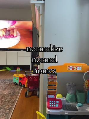 it’s not perfect but it’s lived in and we love it #MomsofTikTok #momtok #normalpeople #normalhomes #livedinhome #momoftwo #mom #fyp 