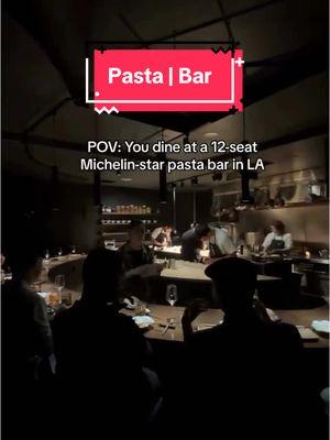 🎥: @Jaimie | Explore LA  This is more than a meal; it’s an immersive experience! At @pastabarla , a pre-set 12-course @dinela dinner is meticulously prepared before your eyes. Each dish is presented and thoroughly explained by the chefs. With a Michelin Star to their name, the restaurant ensures every course is a masterpiece both in presentation and flavor. @discoverla   📍Pasta | Bar : 16101 Ventura Blvd, Encino CA 91436   Dine LA Restaurant Week is happening Jan 24-Feb 7. Enjoy special lunch and dinner menus at hundreds of local restaurants.   For a full list of participating restaurants, check out their website: www.discoverlosangeles.com/dinela  #dineLA #discoverLA