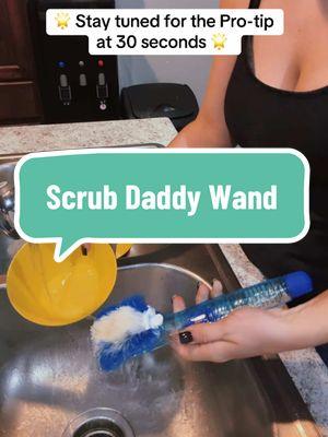 Scrub Daddy products DO NOT disappoint. Dish daddy wand is a must for all your hand washing needs.  #scrubdaddy #momsoftiktokover30 #scrubdaddysponge #scrubdaddyclean  #scrubdaddywand #doingdishes #cleaningtiktoks #cleaningproducts #scrubdaddycleaning #cleaningtips #adhdcleaning #sahmsoftiktok #cleaninghacks #cleaningtok #cleaningvideos 