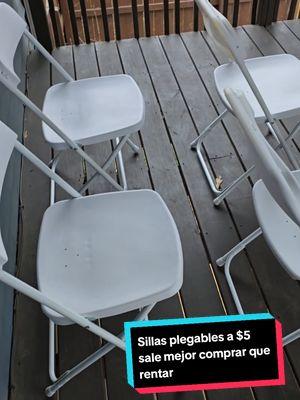 Excelentes sillas plegables para que ya no pagues renta por ellas. #chairs #partychairs #eventchairs #foldablechair #party #specialevents #outvihome #sillas #sillasparafiestas #sillasparaeventos #sillasplegables #fiesta #eventos #eventosespeciales #TikTokShop #usa @Outvihome 