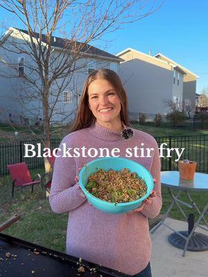 Don’t tell my husband about the rainwater 🫣🤫This was prerecorded because I knew snow was coming 🤭🤗 #blackstone #blackstonegriddle #blackstonegriddlecooking #outdoorcooking #realisticcooking #DinnerIdeas #stirfry #blackstonestirfry 