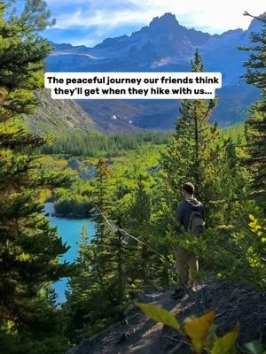 Spoiler: it’s not the peaceful stroll you’re imagining!😅  From serene alpine lakes 🌊 to bushwhacking through chaos 🤪, we turn hikes into full-on adventures—think log crossings, rope climbs, and hidden gems you won’t find on a map.🗺 These off-the-beaten-path treasures are secluded, serene, and 100% worth the scratches and sweat!👌  We might start with calm vibes and gorgeous views, but somehow, it always ends in us navigating dense brush, dodging thorny bushes, and cheering each other on as we scale boulders with a rope.🧗‍♀️ Sometimes we’re pretty sure we’re starring in our own nature survival show!😂 But who needs a crowded trail when you can discover places so untouched they feel like a secret?!✨🤫  Do you prefer easy trails or wild thrills?👣 🔜Share this with your adventure partner for some wild inspiration!🤗 Follow us for more chaotic bushwhacking adventures, hidden gems, and wild off-trail moments you won’t want to miss!😜🌲  📍⛰️Little Tahoma towering above and Emmons Moraine Lake cradled in the valley below.🩵 #adventure #adventuretime #adventurepartner #chaotic #bushwacking #funny #comedy #hiddengems #hike #Hiking #hikingtrail #hikingtrails #hikingcommunity #hiker #hikemore #hikelife #hikeyourownhike #offtrail #offtrailhiking #offtrailadventures #offthebeatenpath #hikewashington #hikepnw #funnycouple #adventurecouple #funnyvideos #mountrainier #pacificnorthwest #washington #washingtontrails 