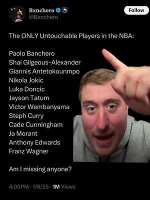 How many players are untouchable? #greenscreen #NBA #nbatiktok #basketball #untouchable #nbabasketball #lioli 