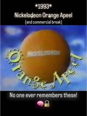 Nickelodeon Orange Apeel (and commercial break) 1993.  . . . . . . . . . . . . . . . . . #nickelodeon #90snickelodeon #90s #90skid #90sbaby #90saesthetic #90sthrowback #90shair  #90sads #90scommercial  #throwback #nostalgia #nostalgic #childhood #childhoodmemory #kidstv #retro #vintage #millenial  #memoryunlocked #90stv #80sbaby #80skid #a90slife