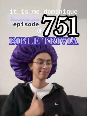 Bible Trivia #751 how did you do?! #bibletrivia #bible #biblefacts #trivia 