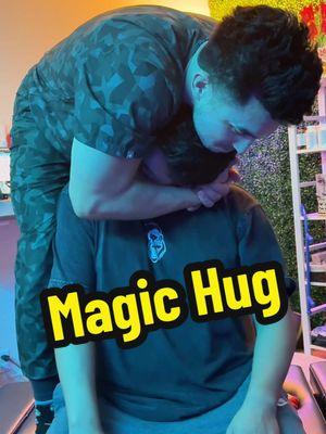 I gave my Barber a magic hug #magichug #chiropractor 