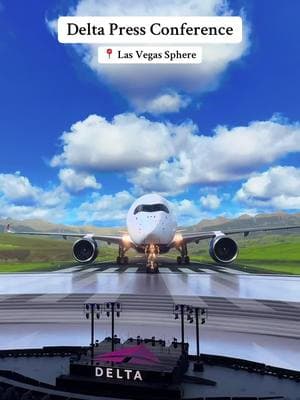 Incredible Delta Airlines press conference experiece at CES 2025 📍 Sphere Las Vegas @delta #deltaairlines #deltapressconference #delta #sphere #spherelasvegas #immersiveart #airline #aviationgeek #aviation #travel 