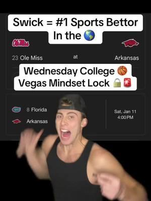 College Basketball Lock 🔒 #collegebasketball #ncaam #ncaab #swick #sportsbetting  College Basketball Picks  Wednesday Best Bets  Ole Miss vs Arkansas Bets 