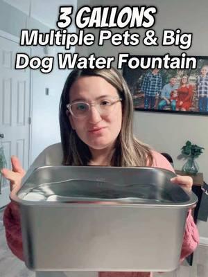 Say goodbye to having to constantly refill your dogs water bowl! Finally a water fountain for big dogs! 💦 @Lesotc&Petnf Pets #dogwater #dogwaterfountain #petwaterfountain #dogwaterbowl #waterfountainforpet #waterfountain #bigdogcheck #bigdogs #bigdogsoftiktok #dogfountain #multiplepets #stainlesssteelwaterfountain 