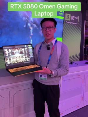 @OMEN Max 16 Gaming Laptop w/ NVIDIA GeForce RTX 5080! #hpomen #omen #gaminglaptop #pcgaming #rtx5080 #tonytechbytes #ces2025 #ces 