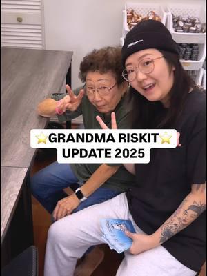 Replying to @*:･ﾟmyst ✧*:･ﾟ My first post of the year and it’s a GRANDMA RISKIT UPDATE!! 👵🏻⭐️ Famously known for her reusable sticker book collection, her shopping sprees in our studio, pidgin accent, hilariously sassy comments, and being a long time kpop stan. 🙂‍↕️🩷 P.S. I’ll update you guys soon on our 2025 shop plans! For our fellow STAYs, we promise to have a fun launch of new items ready for you before the tour so be readddyyy ;) Hope 2025 is treating yall well!! 🫶🏻 #grandmariskit #grandma #reusablestickerbook #straykids #exo #stickerbook #stickercollection #photocard #photocardcollection #straykidsstay #straykidsfanart #straykidscomeback 