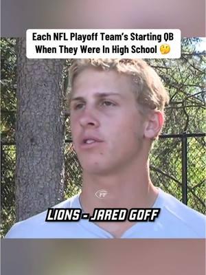 Who’s had the biggest glow-up?? #jalenhurts #highschoolfootball #jaredgoff #NFLPlayoffs #joshallen 