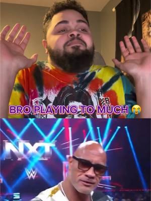 Yea he got us all lost bruh 😭💯 #therock #omg #nxt #fyp #narcolepsyboy94 #wrestling #WWE #WrestleMania 