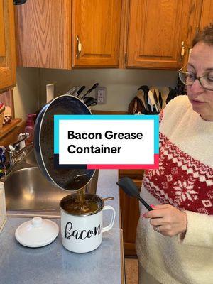 Bacon grease storage container. 🐷 Tight now there’s a $2 extra coupon too! 🐽. @eGadgets #BaconGrease #Bacon #Grease #KitchenHacks #KitchenStorage 