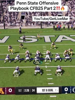 Let Me Know If It Worked!! #easportscollegefootball #collegefootball25 #CollegeFootball #ncaafootball #youtube #getlive #getlivemar #pennstate 