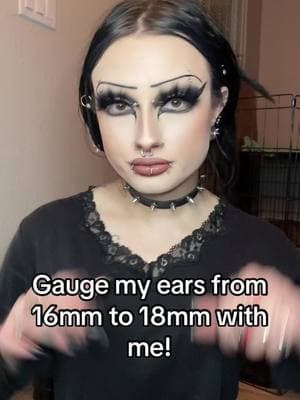 #gauges #gauging #eargauges #fyp #alt #goth 