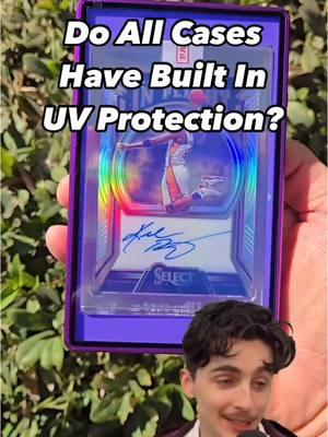 Not all aluminum cases can be trusted to have UV Protection.  Buyers beware.   #slabmags #thehobby #uvprotection #slabcases #pokemoncards 