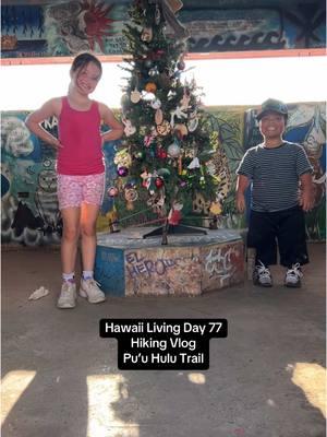 So proud of the kids on this one! It was a challenge! #elyshatiktok #hawaiiliving #oahuhawaii #hawaiilife #oceanviews #Hiking #Vlog 