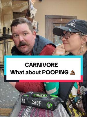 What about poop 💩 on carnivore? @dudewipes #dudewipes #carnivore #carnivorediet #eatmeat #meateater #poop 