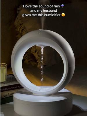 🥹I know it’s weird but I have to say that I used to record rainfall to play when I sleep 🌧️💤 #munbyn #munbynhumidifier #munbynantigravityhumidifier #humidifier #relaxed #waterfall #anxiety #insomnia #sleep #roomdecor #Lifestyle #StressRelief #fyp 