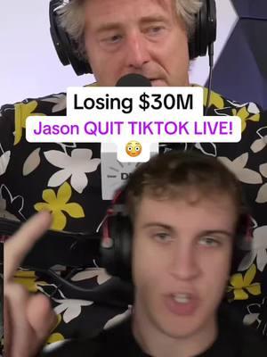 Jason QUIT TIKTOK LIVE!#jasonnash #daviddobrik 