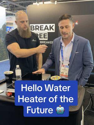 The water heater of the future has entered the chat. 📲 #CES #CES2025 #HomeTech #homeTechnology #tech #Home #homeowners #homemaintenance #homeimprovement #howto #maintenance #improvement #smarthome #smarthouse #LasVegas #Vegas #fyp #foryoupage #waterheater #tanklesswaterheater @Eccotemp 