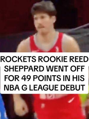 49 points on 8 3s and 17/33 FG for Reed Sheppard in a scintillating G League debut for the Rio Grande Vipers #draftexpress #nbadraft#houston#houstonrockets#rockets#kentucky#bbn#gleague 