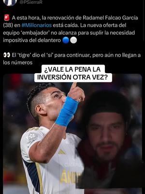 Vale la pena la inversión con Falcao de nuevo? #millonariosfc #millos #fpc #futbolcolombiano #ligabetplay #falcaogarcia #falcao #deportivocali #independientesantafe #bogota #atleticonacional 