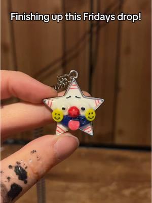 First look at this weeks drop! Things will be finished tomorrow :).  • • • #Puppet #puppets #earrings #handmadeearrings #uniqueearrings  #handmadejewelry #jewelry #SmallBusiness #clown #clowns #clowncore #clownjewelry #weird #weirdjewelry #arowynsrealm #starjewelry #star #handmade #art #artist #unique #oneofakind #pendant #necklace #handmadenecklace #handmadependant #facenecklace #jester #alt #alternative 