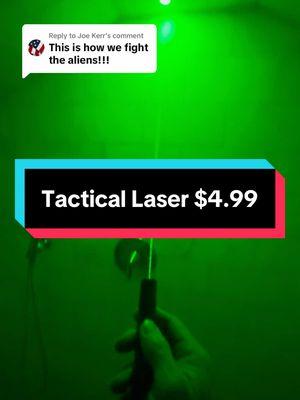 Replying to @Joe Kerr , This is absolutely how we fight the Aliens, Joe! And the drones!! #TacticalLaser #LaserTorch #LaserFlashlight #Powerful #BackInStock #TikTokShop #TikTokShopJumpstart #TikTokShopJumpstartSale 