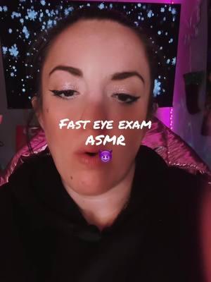 Did you pass? #eyeexam #fastasmr #asmrlighttriggers #followmyinstructions #followmyinstructions 