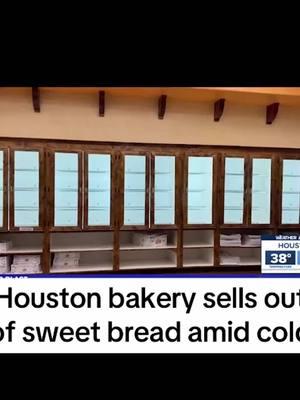 Houston bakery sells out of sweet bread amid cold #news #tiktoknews #newsoftiktok #viral #fyp  #texas  #texasnews #houston #htown #tiktoknews #houstontexas #bakery #panaderia #elbolillo #elbolillobakery #sellout #cold #coldblast #soldout #pandulce #sweetbread 