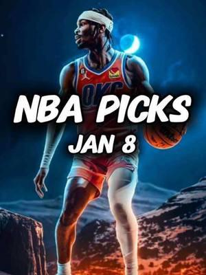 Wednesday (Jan 8th) NBA Picks🔒 #nbapicks #nbalocks #nbabets #prizepicksnba  Nba picks today January 8 nba picks