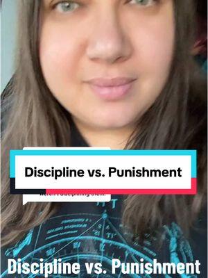 Discipline vs. Punishment. Do you know the difference? #parenting #parent #mom #MomsofTikTok #gentleparenting #peacefulparenting #gentlechristianparenting #kindness #raisingkids #parentingwithoutpunishment 