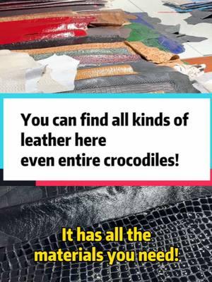 You can find all kinds of leather here！even entire crocodiles！ #supplierfinds #jingsourcing #sourcing #fyp #fashion #birkin #handbag #vietnam #genuineleather 