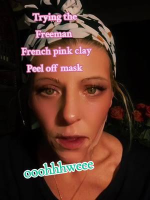 Freeman  French Pink Clay mask gets 7/10 mostly because it hurt like a MF to take off and I didn't leave it on longer than the desired time#beauty #besutytok #skincsreroutine 